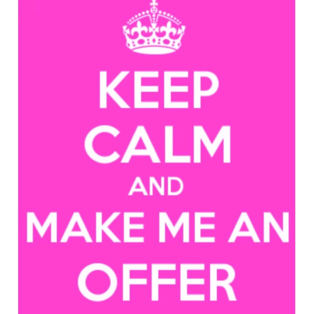 Reasonable offers accepted